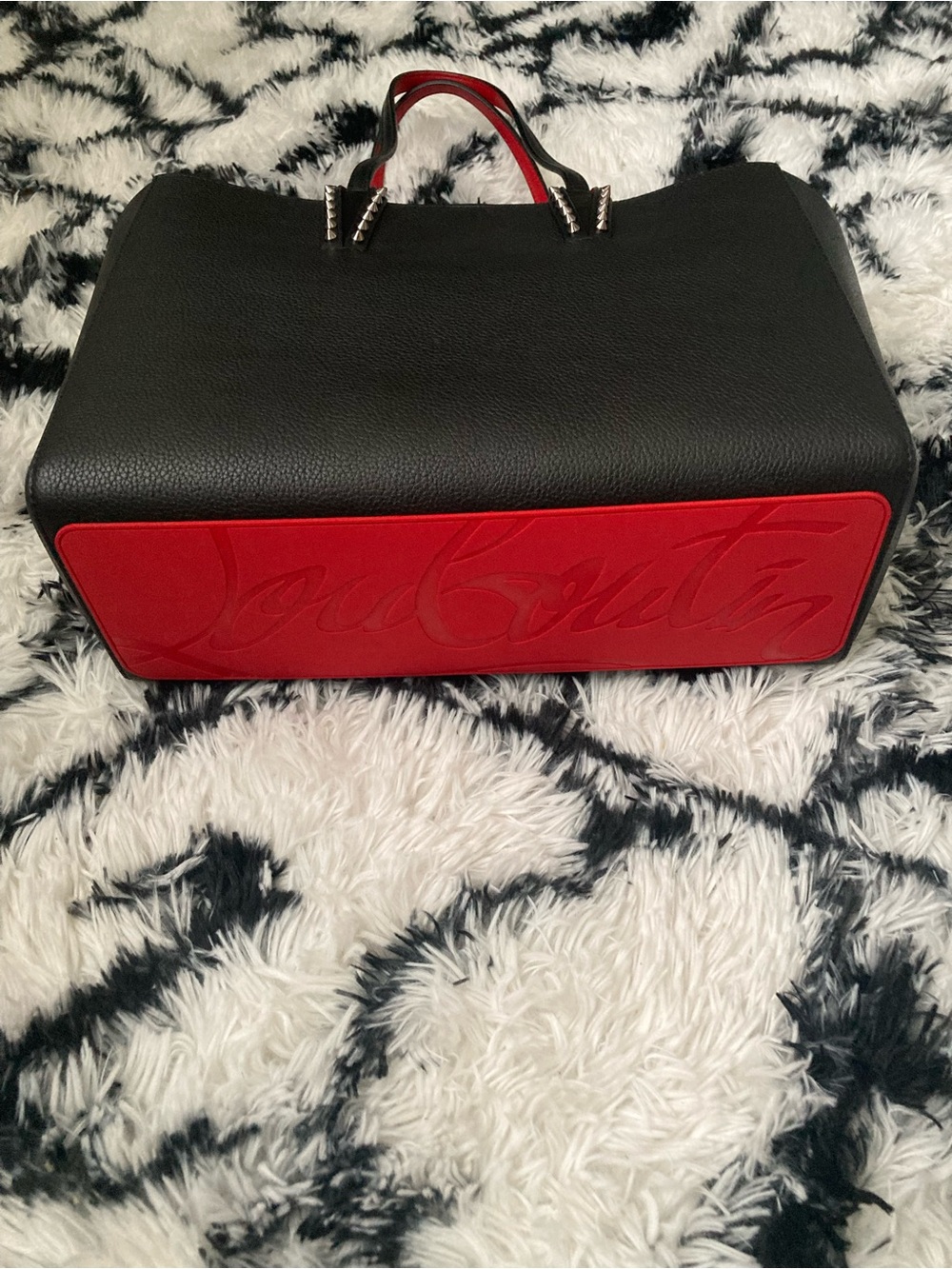 NWOT Christian Louboutin Cabata Tote Bag black with pouch - Picture 14 of 16